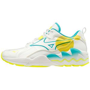 Zapatillas Mizuno Wave Rider 1 Shape Of Time Hombre Blancos/Amarillos/Verdes | Mexico-137658